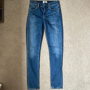Agolde skinny jeans amour vert